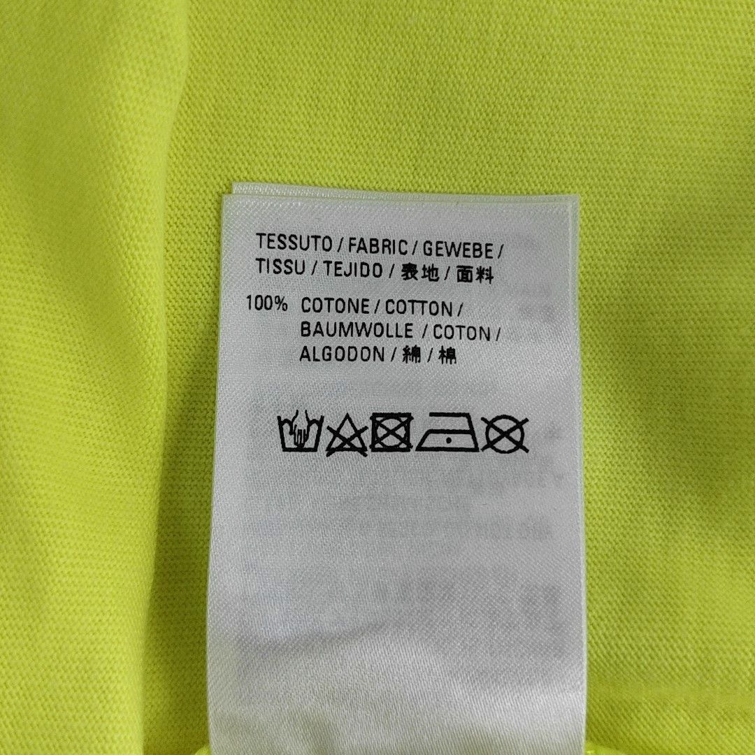 Balenciaga Balenciaga Yellow Wave Logo T-Shirt Size S Size S / US 4 / IT 40 - 4 Thumbnail