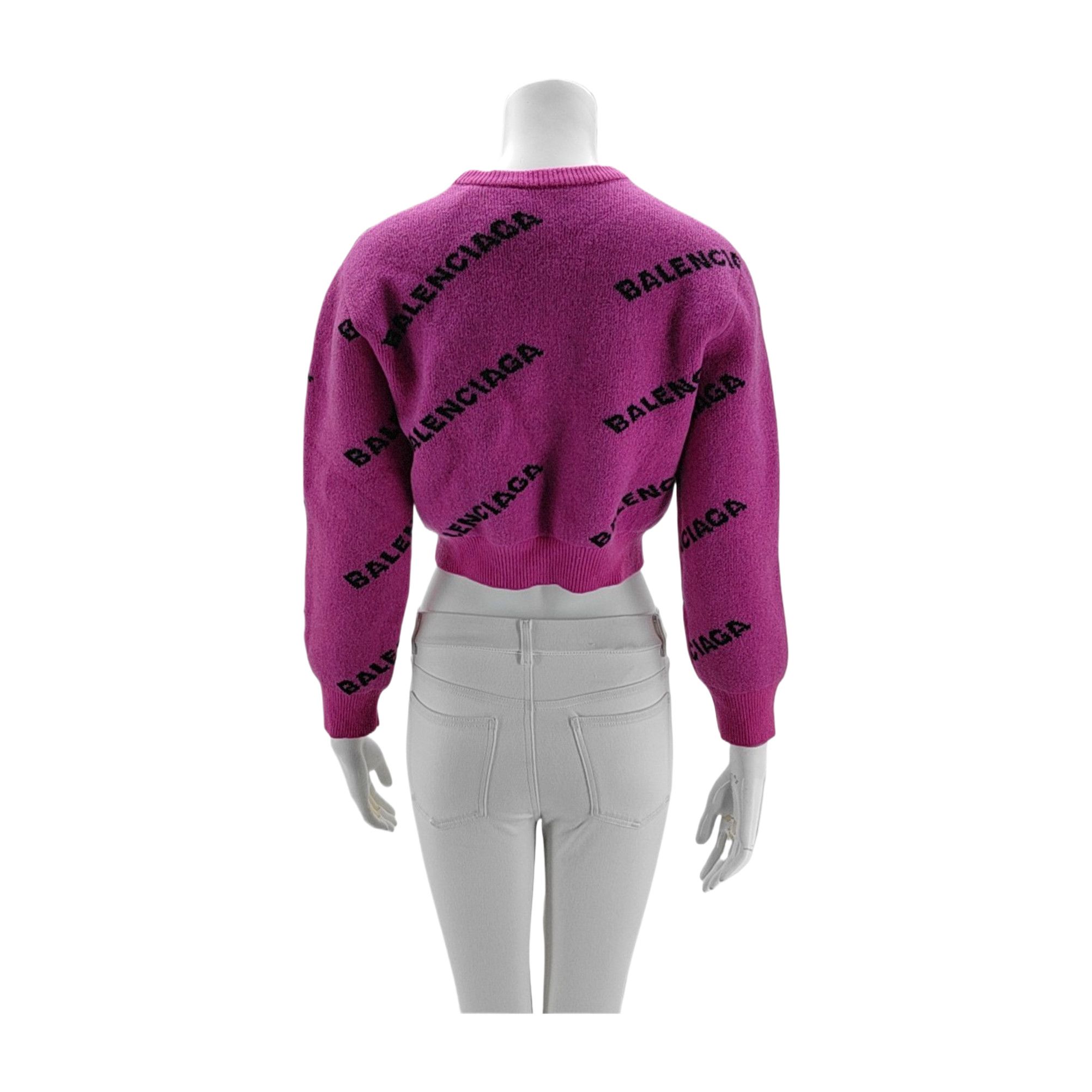 Balenciaga Balenciaga Logo Wool Sweater Size XS Size XXS / US 00 / IT 34 - 2 Thumbnail