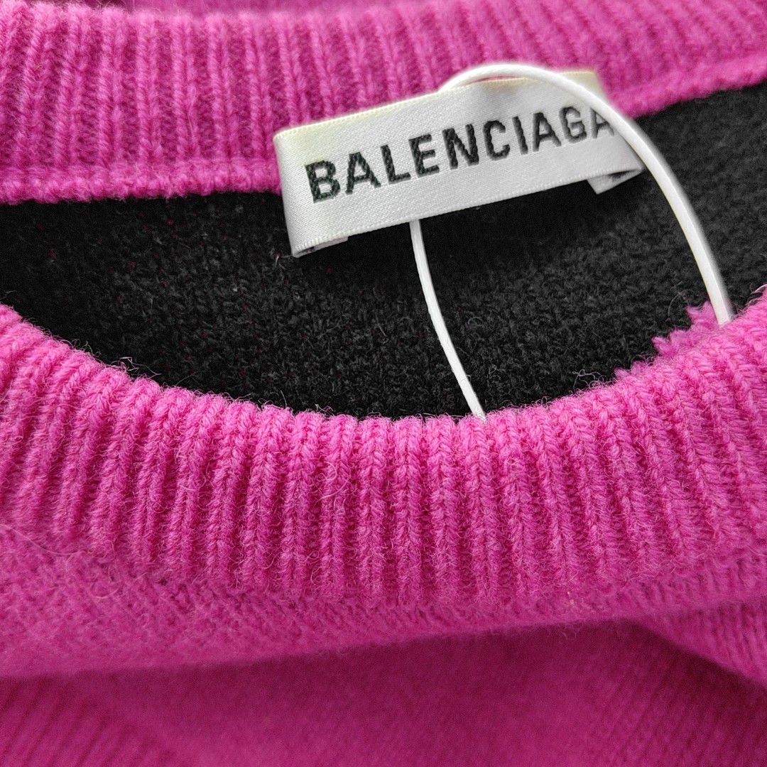 Balenciaga Balenciaga Logo Wool Sweater Size XS Size XXS / US 00 / IT 34 - 5 Thumbnail