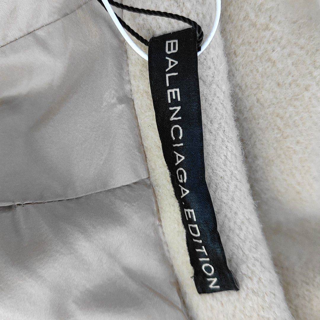 Balenciaga Balenciaga Wool Blend Coat Beige 38 Size S / US 4 / IT 40 - 5 Thumbnail