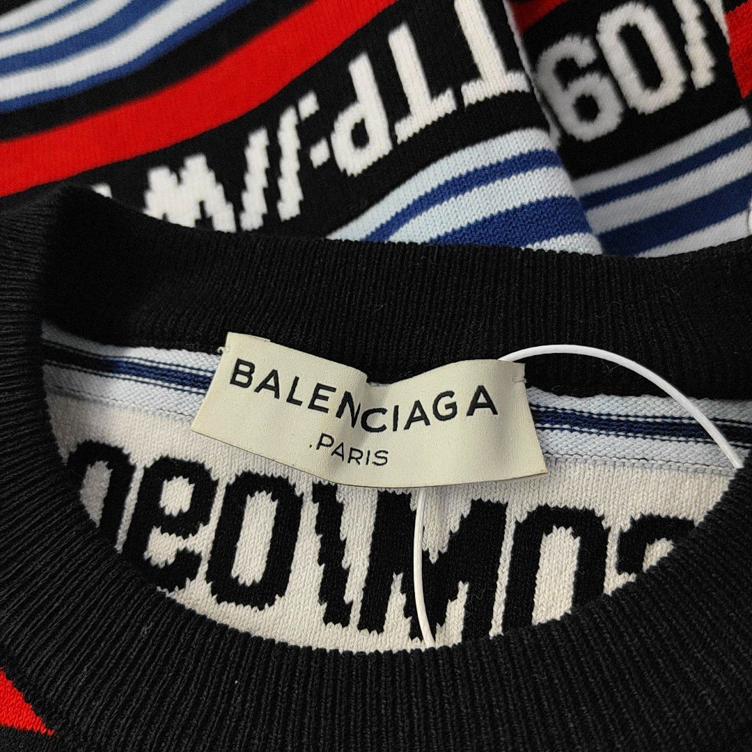 Balenciaga BALENCIAGA Logo Striped Sweater Size S Size XS / US 0-2 / IT 36-38 - 6 Thumbnail