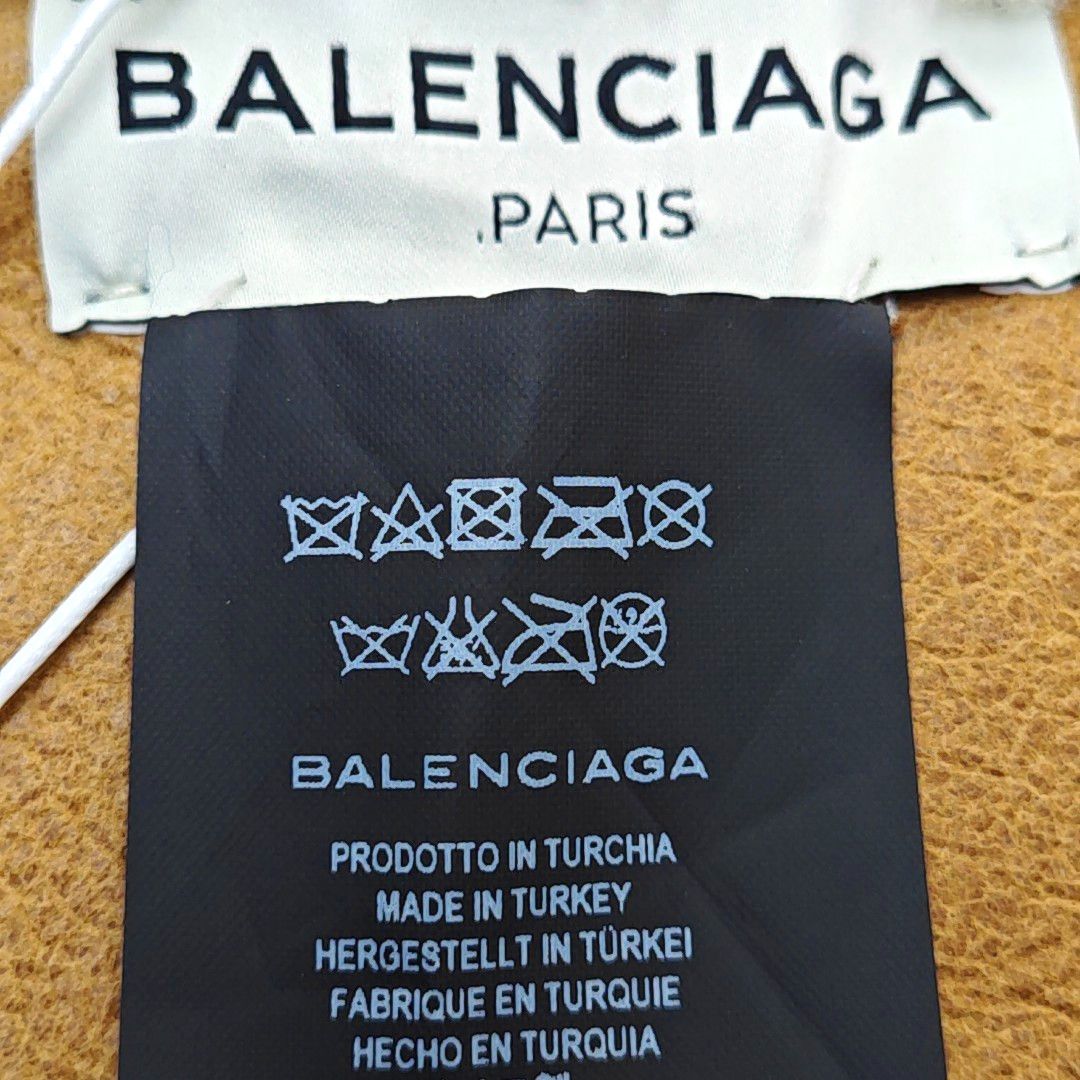 Balenciaga Balenciaga Logo Lambskin Scarf Size 30 - 5 Thumbnail