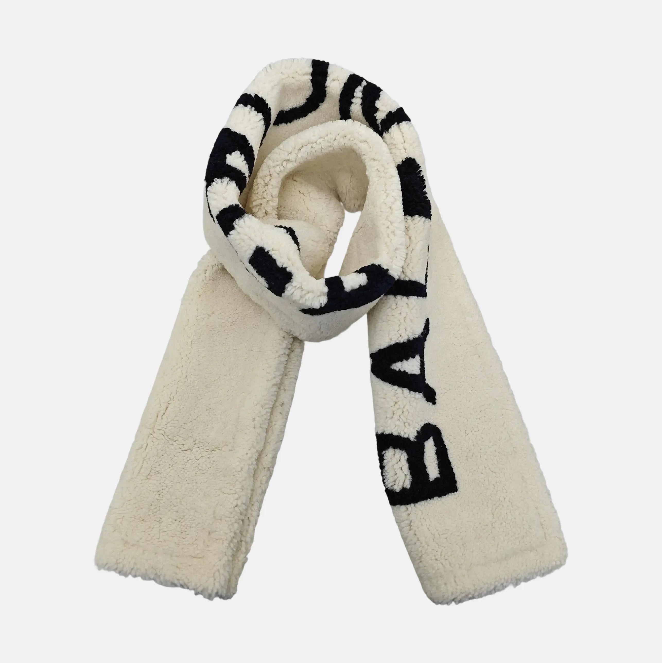 Balenciaga Balenciaga Logo Lambskin Scarf Size 30 - 2 Thumbnail