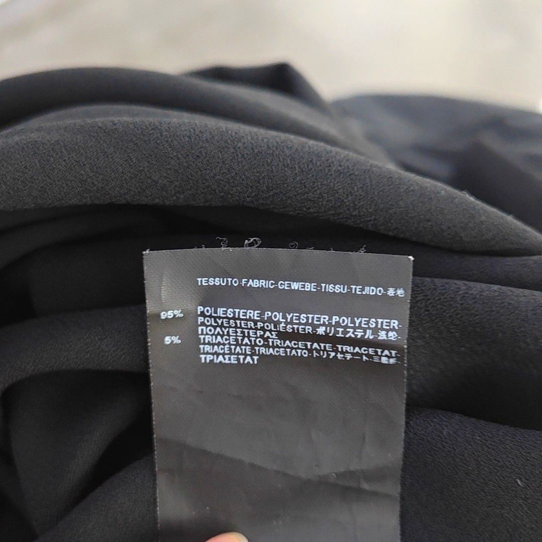 Balenciaga Balenciaga Black Polyester Blouse Size 36 Size XS / US 0-2 / IT 36-38 - 3 Thumbnail