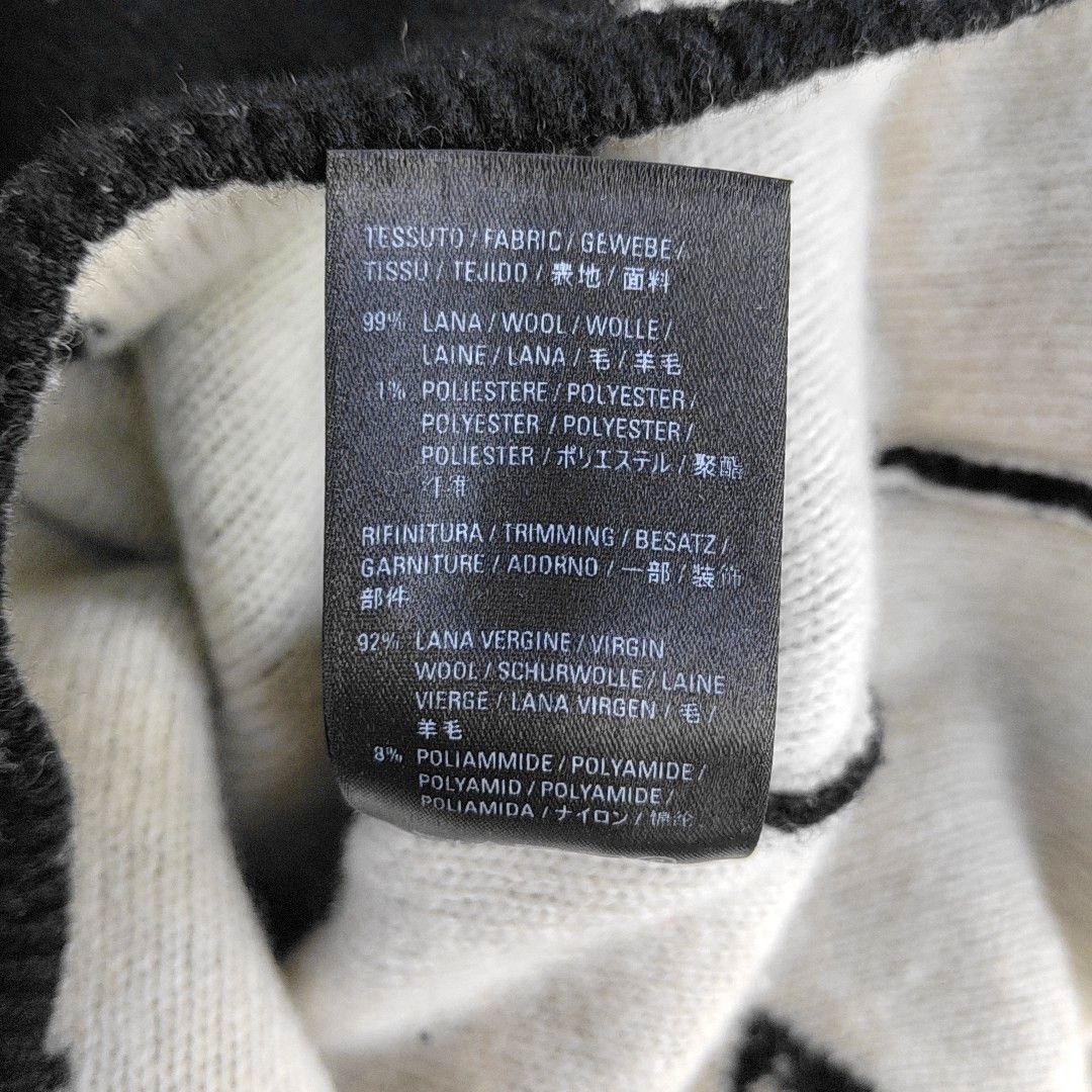 Balenciaga Balenciaga All Over Logo Wool Sweater Size XS Size XS / US 0-2 / IT 36-38 - 3 Thumbnail