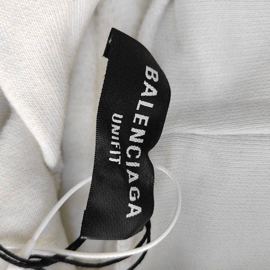 Balenciaga Balenciaga Paris Print Hoodie Gray Size M Size US M / EU 48-50 / 2 - 5 Thumbnail
