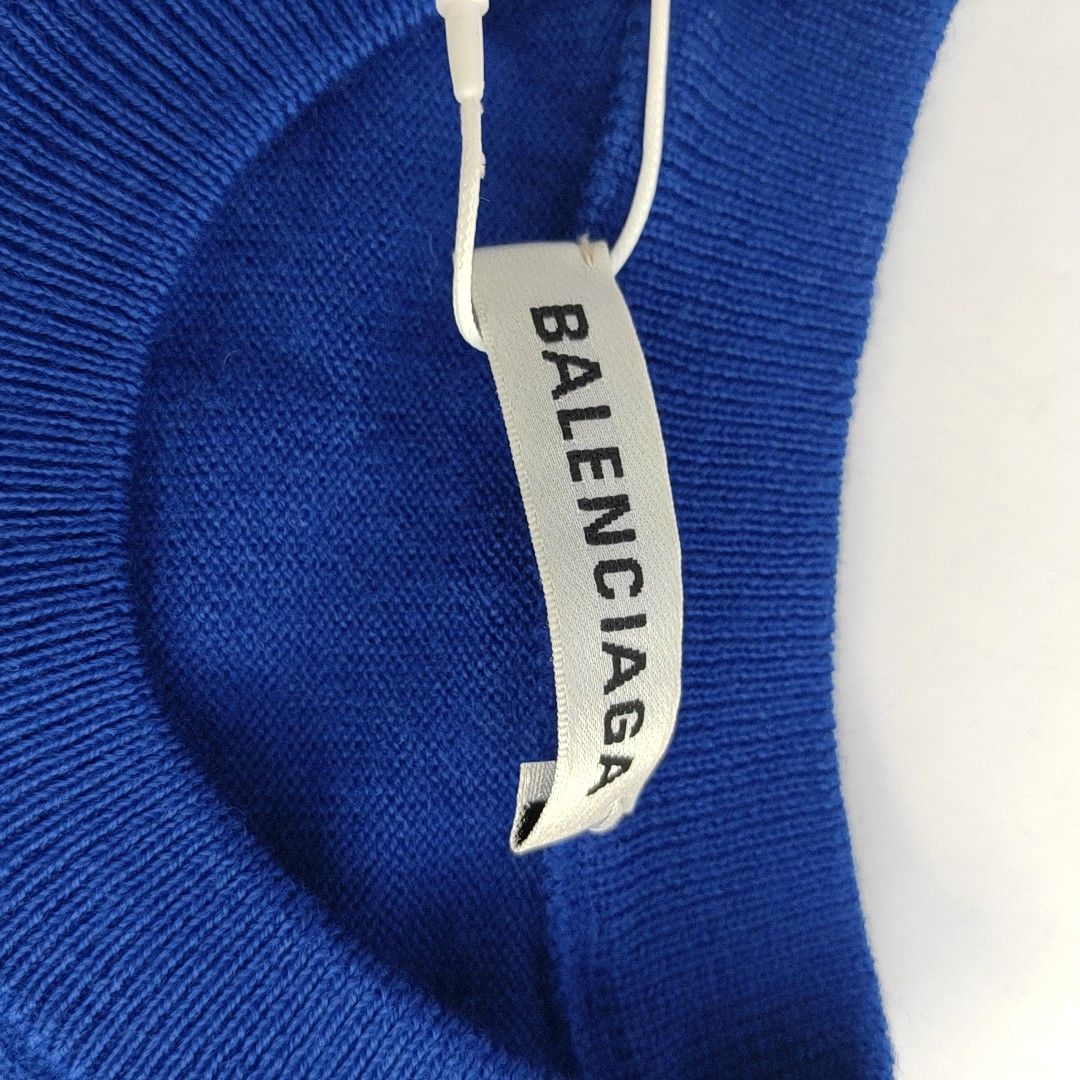 Balenciaga Balenciaga Logo Wool Sweater Size FR 36 Size XS / US 0-2 / IT 36-38 - 7 Thumbnail