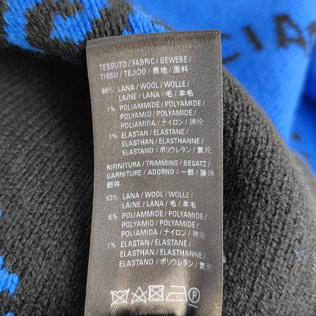 Balenciaga Balenciaga Allover Logo Sweater Size S Size US S / EU 44-46 / 1 - 3 Thumbnail