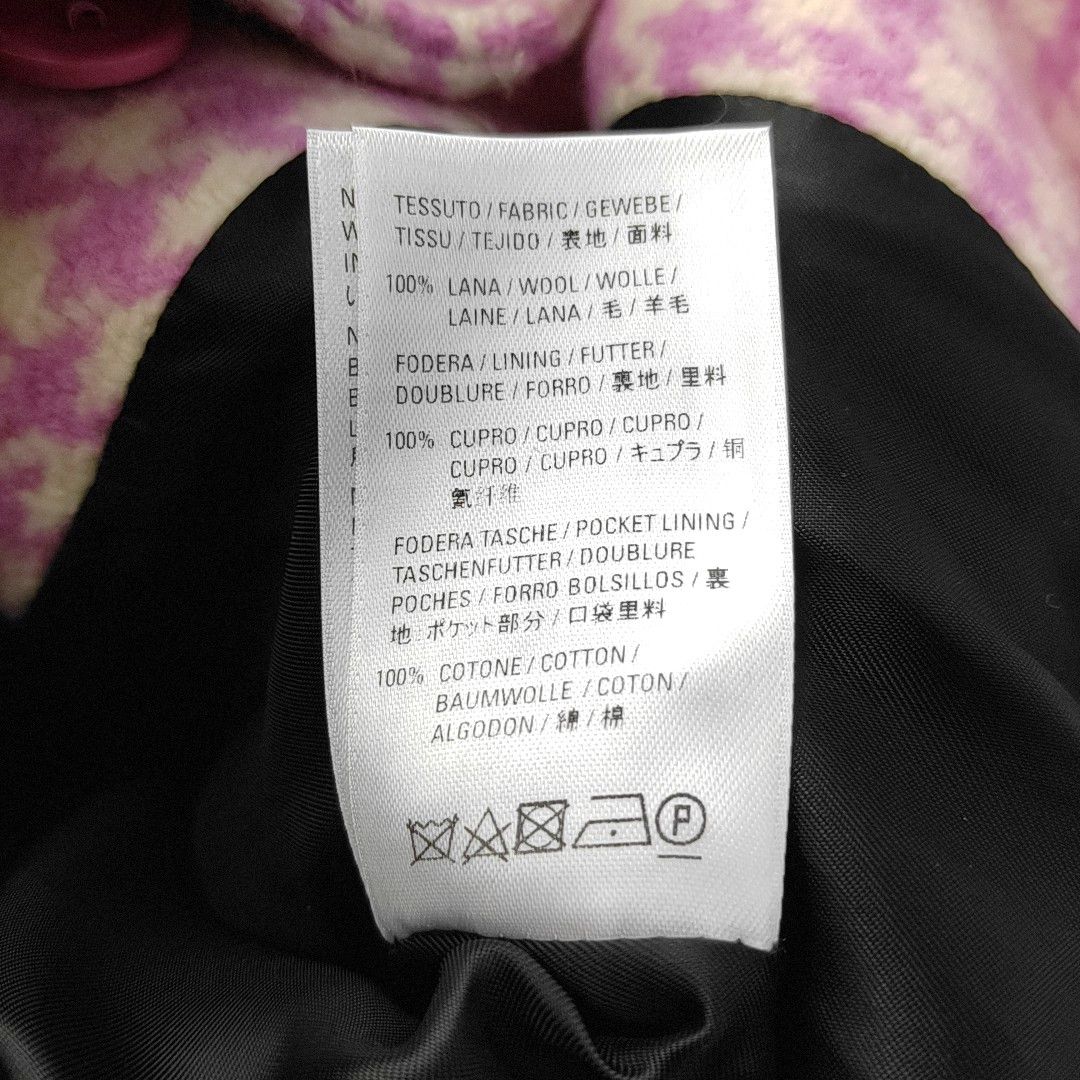 Balenciaga Balenciaga Houndstooth Wool Coat Size 38 Size XS / US 0-2 / IT 36-38 - 3 Thumbnail