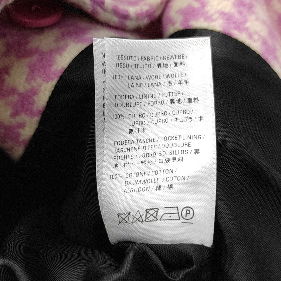 Balenciaga Balenciaga Houndstooth Wool Coat Size 38 Size XS / US 0-2 / IT 36-38 - 4 Thumbnail