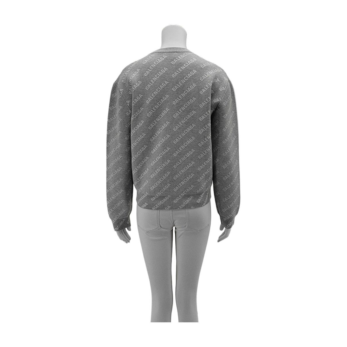 Balenciaga Balenciaga All Over Logo Sweatshirt Size XS Size XS / US 0-2 / IT 36-38 - 2 Thumbnail
