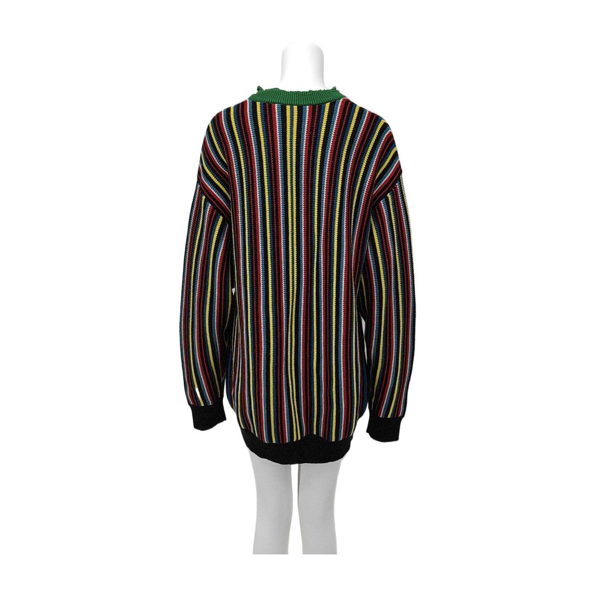 Balenciaga Balenciaga Multicolor Striped Sweater Size S Size S / US 4 / IT 40 - 2 Thumbnail