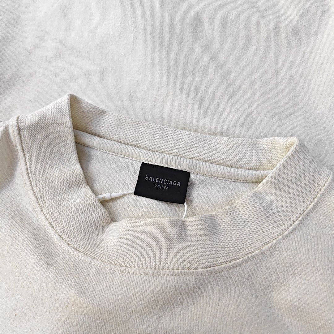Balenciaga Balenciaga Logo Long Sleeve T-Shirt Size M Size US M / EU 48-50 / 2 - 5 Thumbnail