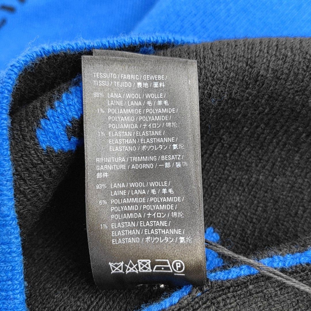 Balenciaga Balenciaga All Over Logo Wool Sweater Size S Size US S / EU 44-46 / 1 - 3 Thumbnail