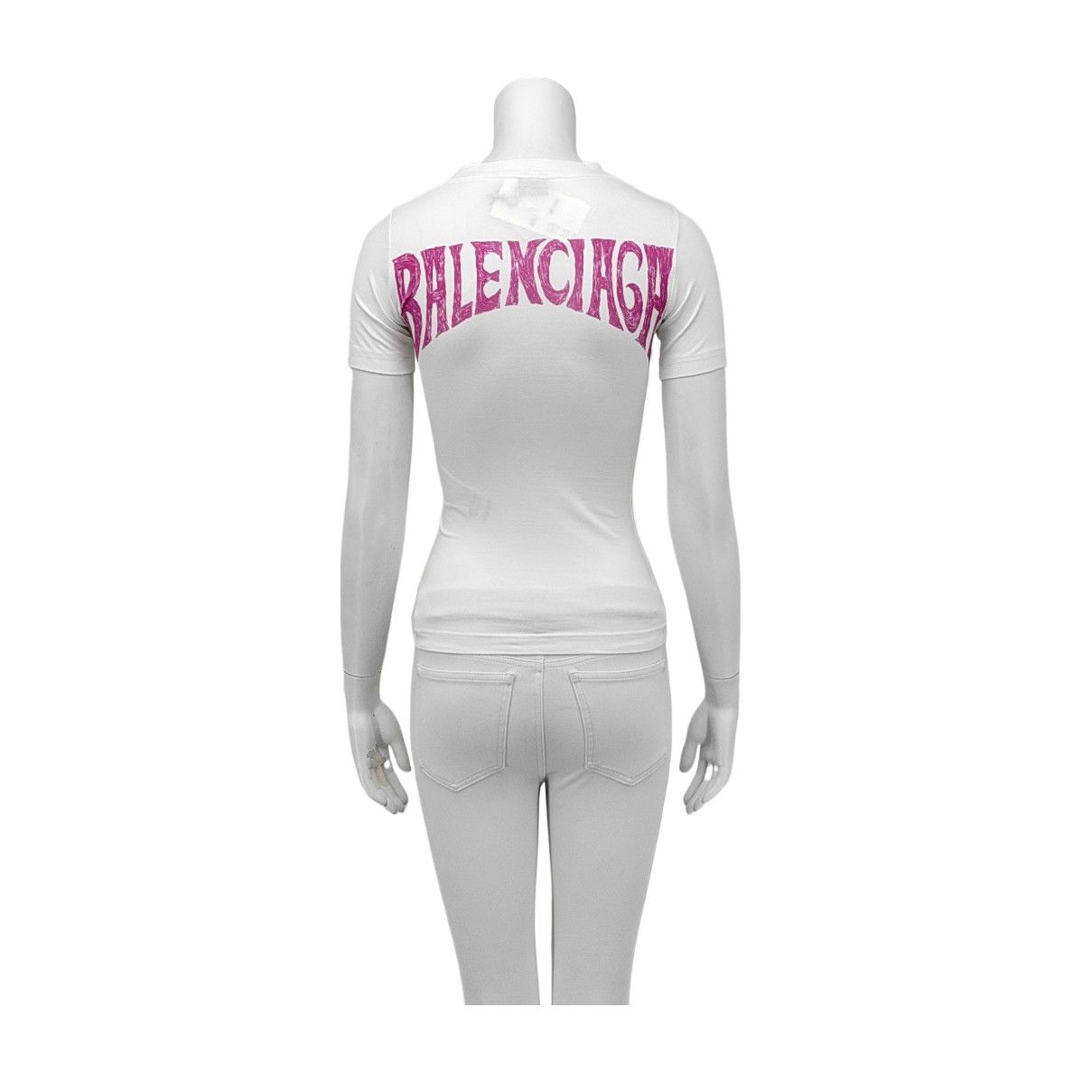 Balenciaga Balenciaga Paris Eiffel Tower Graphic T-Shirt XS Size XS / US 0-2 / IT 36-38 - 2 Thumbnail