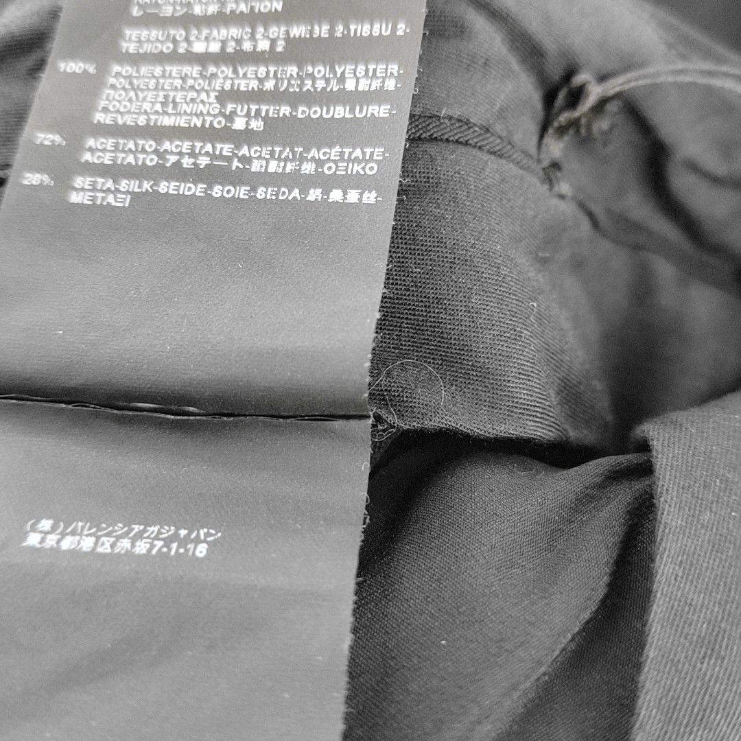 Balenciaga Balenciaga Black Nylon Pants FR 38 Size 27" / US 4 / IT 40 - 7 Thumbnail