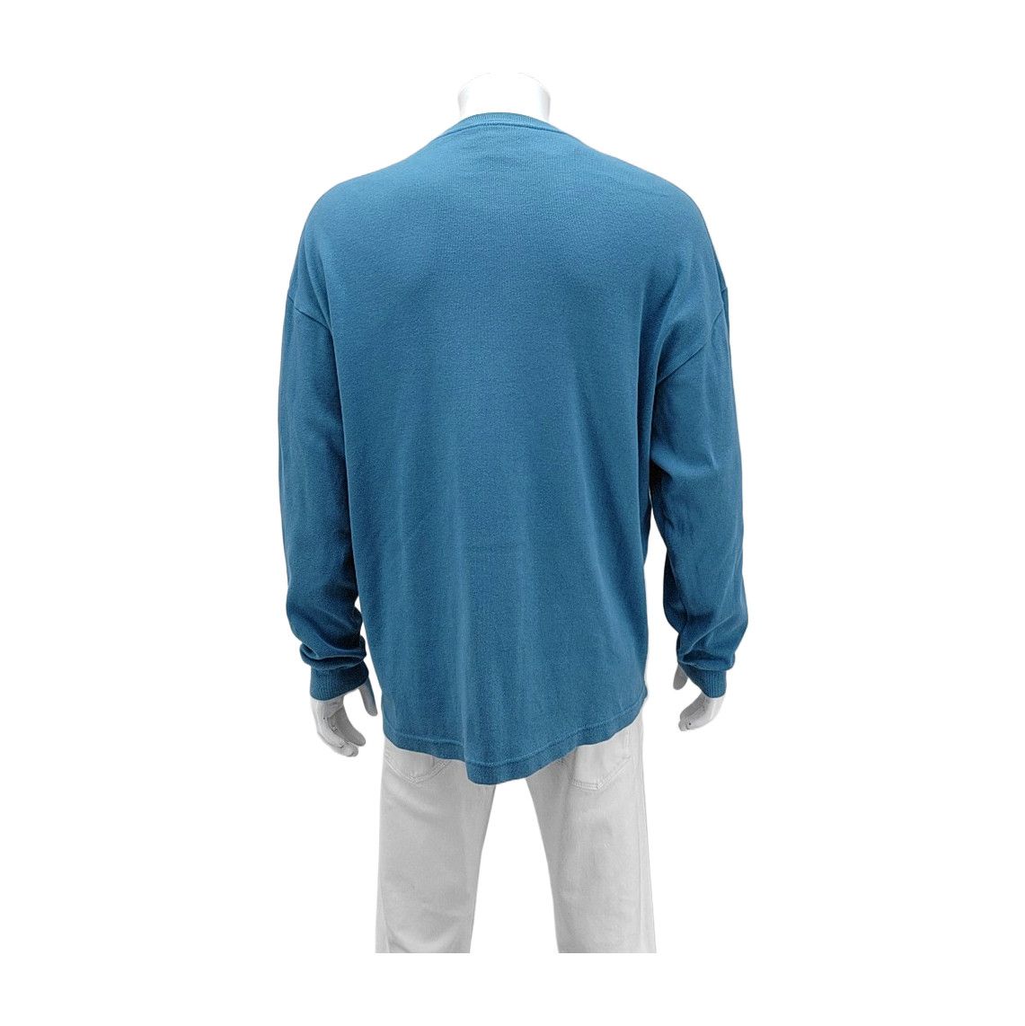 Balenciaga Balenciaga Blue Logo Long Sleeve T-Shirt Size S Size US S / EU 44-46 / 1 - 2 Thumbnail