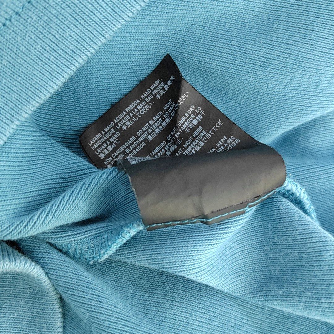 Balenciaga Balenciaga Blue Logo Long Sleeve T-Shirt Size S Size US S / EU 44-46 / 1 - 6 Thumbnail