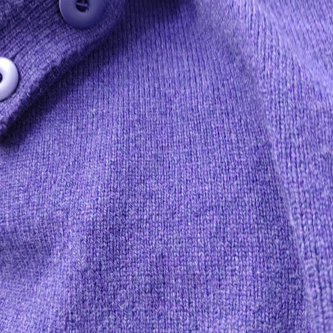 Balenciaga Balenciaga Purple Wool Long Sleeve Mini Dress Size 36 Size XS / US 0-2 / IT 36-38 - 5 Thumbnail