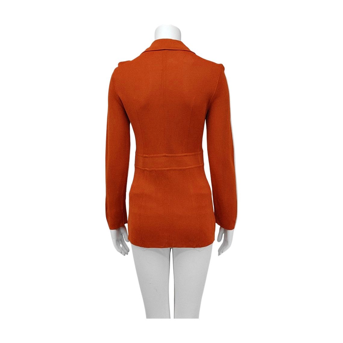 Balenciaga Balenciaga Orange Knit Cardigan Size 38 Size S / US 4 / IT 40 - 2 Thumbnail