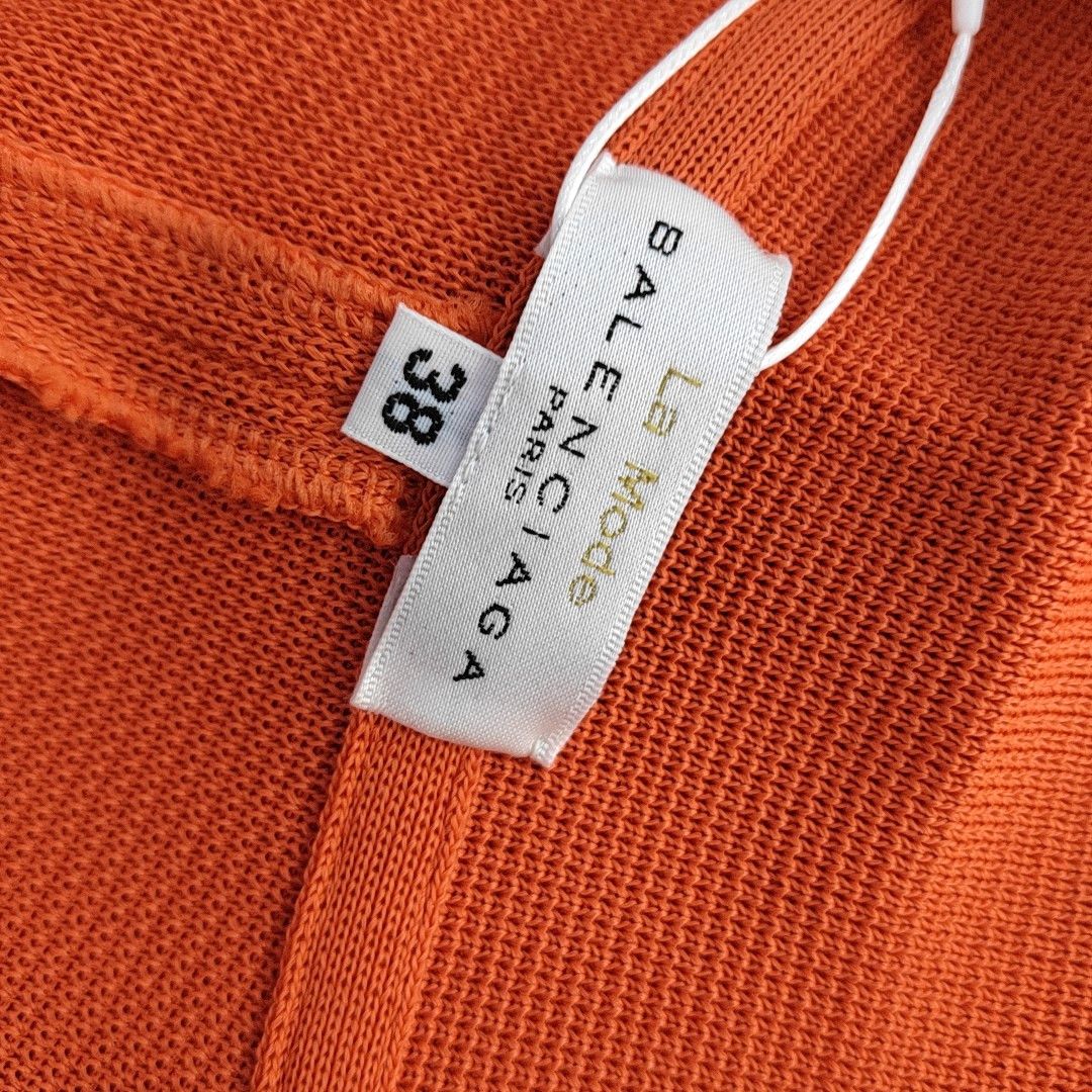 Balenciaga Balenciaga Orange Knit Cardigan Size 38 Size S / US 4 / IT 40 - 6 Thumbnail
