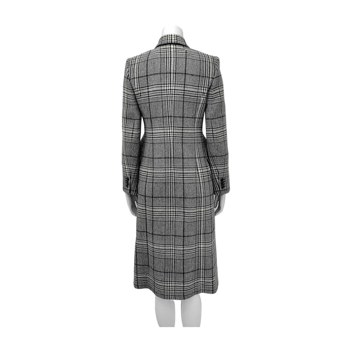 Balenciaga Balenciaga Plaid Wool Coat Size 34 Size XS / US 0-2 / IT 36-38 - 2 Thumbnail