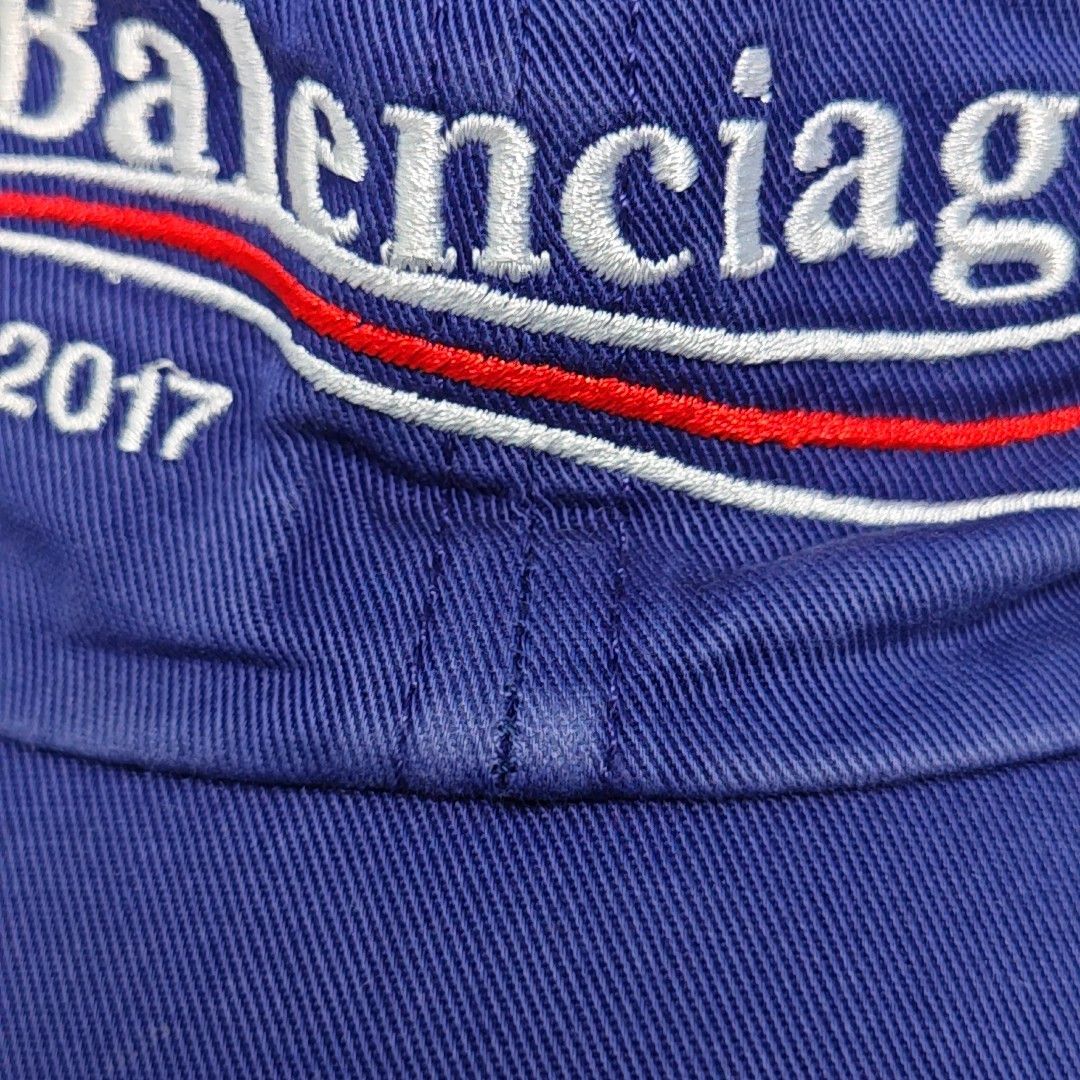 Balenciaga Balenciaga 2017 Logo Baseball Cap One Size Size ONE SIZE - 6 Thumbnail