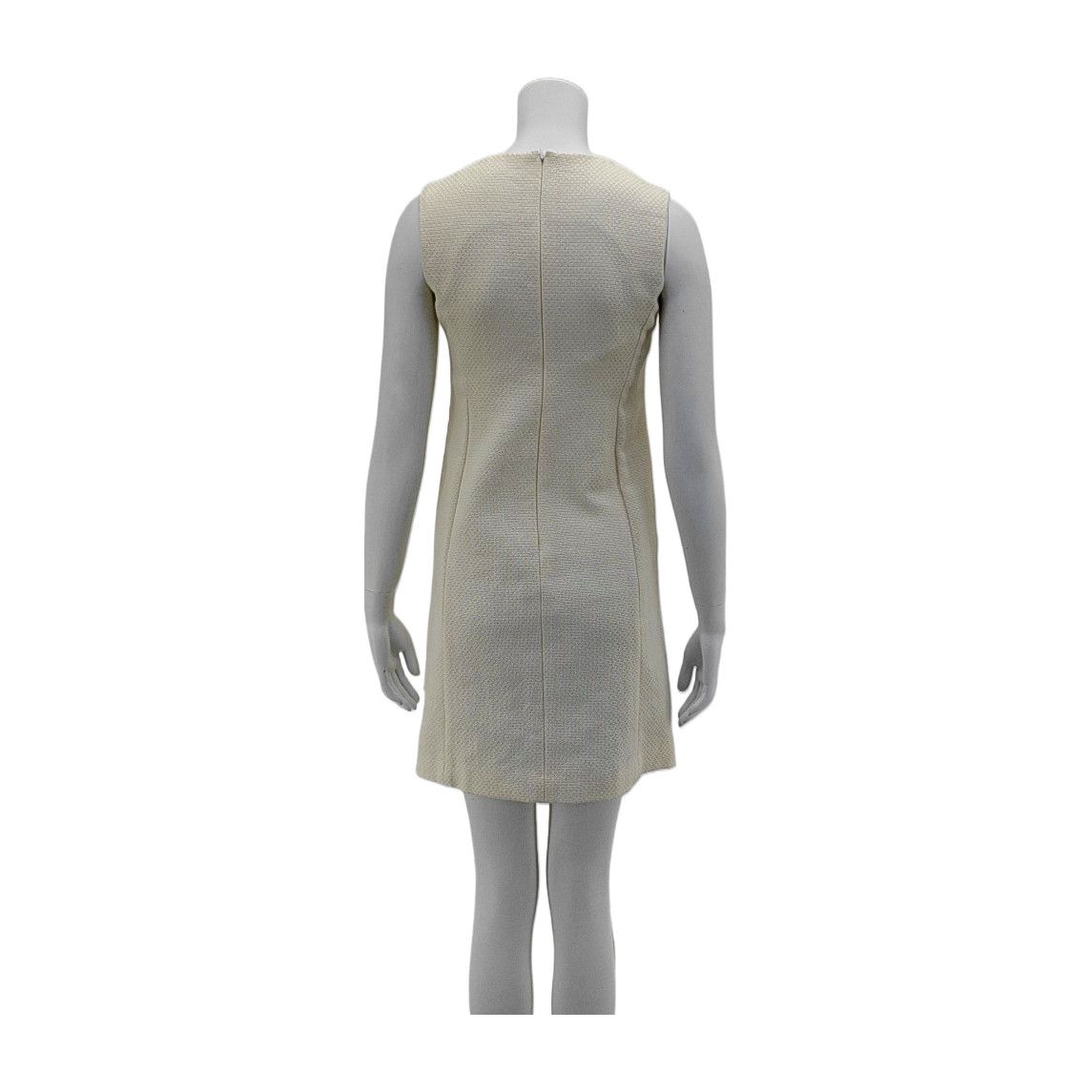 Balenciaga Balenciaga Beige Cotton Sleeveless Dress Size 38 Size S / US 4 / IT 40 - 2 Thumbnail