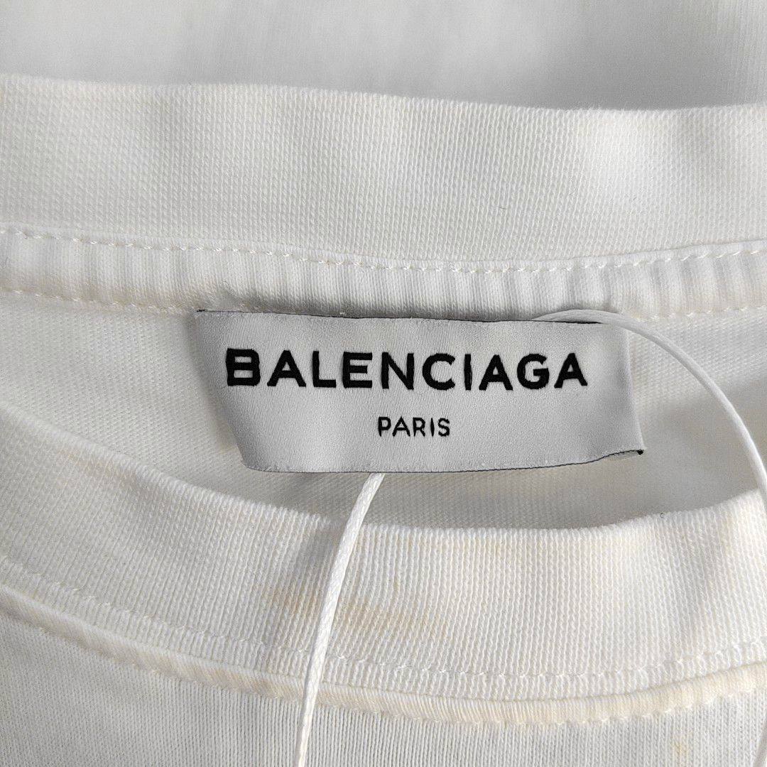 Balenciaga Balenciaga Logo Cotton T-Shirt Size XS Size XS / US 0-2 / IT 36-38 - 6 Thumbnail