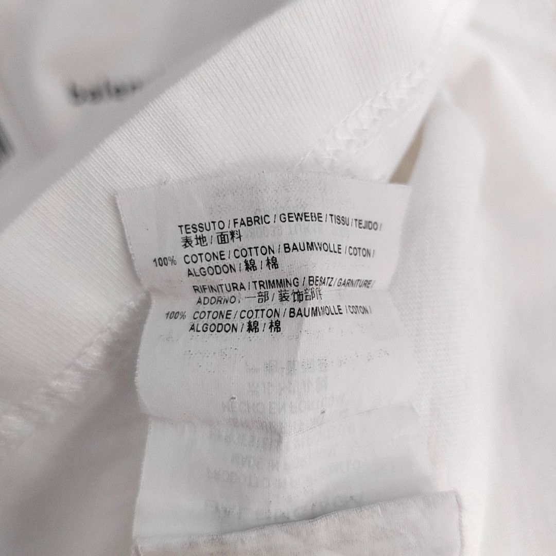 Balenciaga Balenciaga Logo Cotton T-Shirt Size XS Size XS / US 0-2 / IT 36-38 - 3 Thumbnail