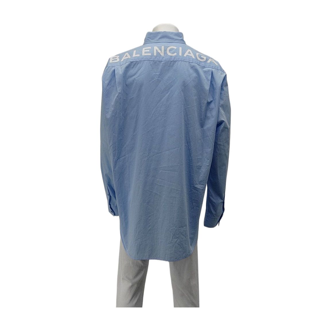 Balenciaga Balenciaga Logo Print Button Up Shirt Size L Size US L / EU 52-54 / 3 - 2 Thumbnail
