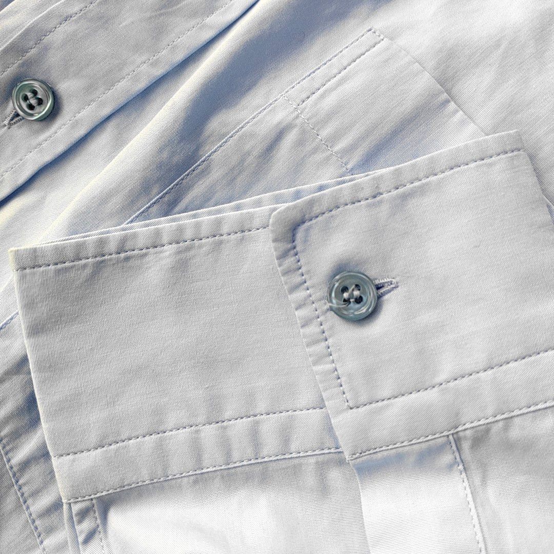 Balenciaga Balenciaga Logo Print Button Up Shirt Size L Size US L / EU 52-54 / 3 - 8 Thumbnail