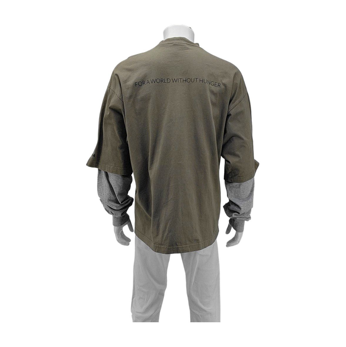 Balenciaga Balenciaga x WFP Logo Long Sleeve T-Shirt Size S Size US S / EU 44-46 / 1 - 2 Thumbnail