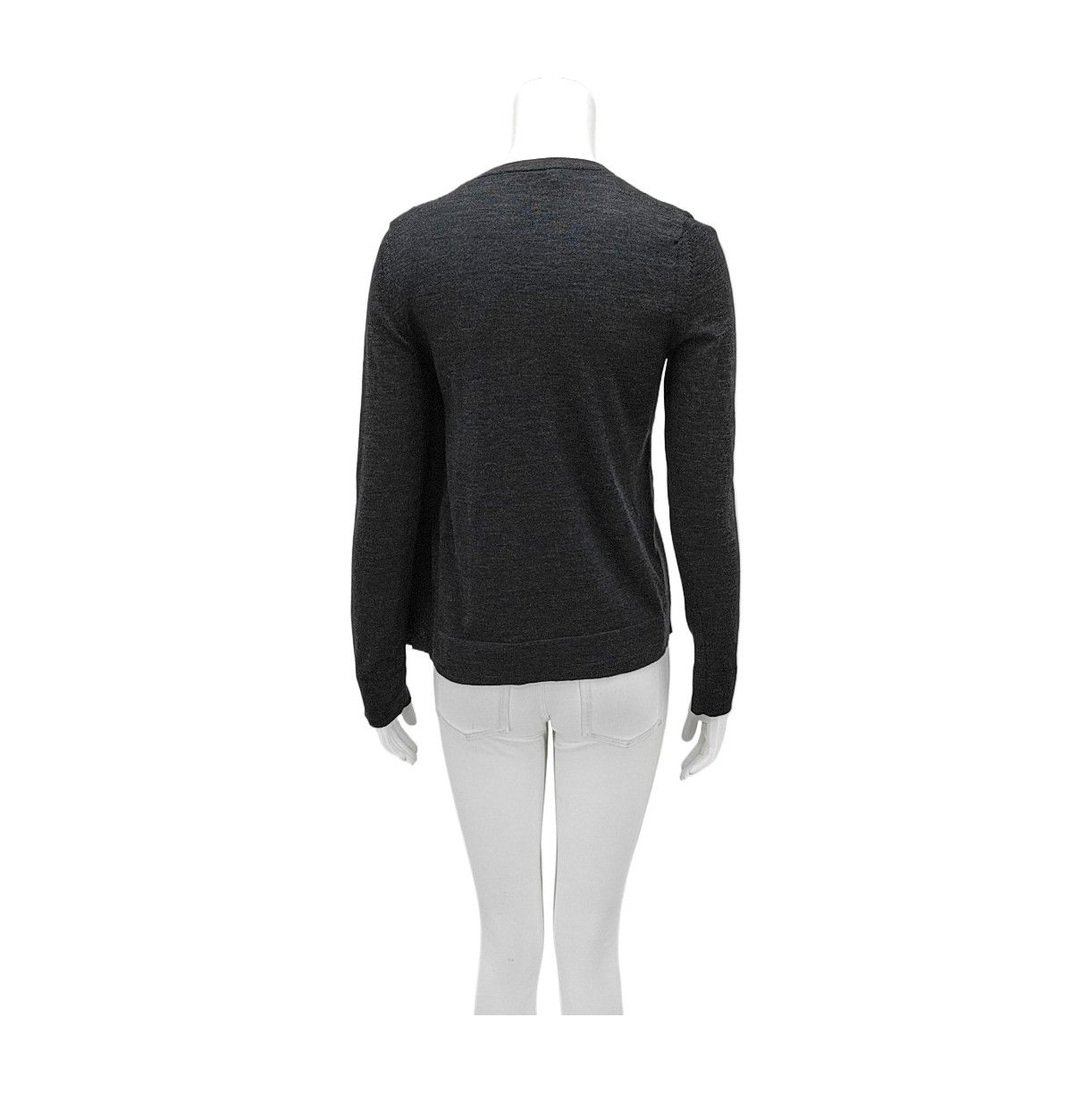Balenciaga Balenciaga Gray Wool Sweater Size S Size S / US 4 / IT 40 - 2 Thumbnail