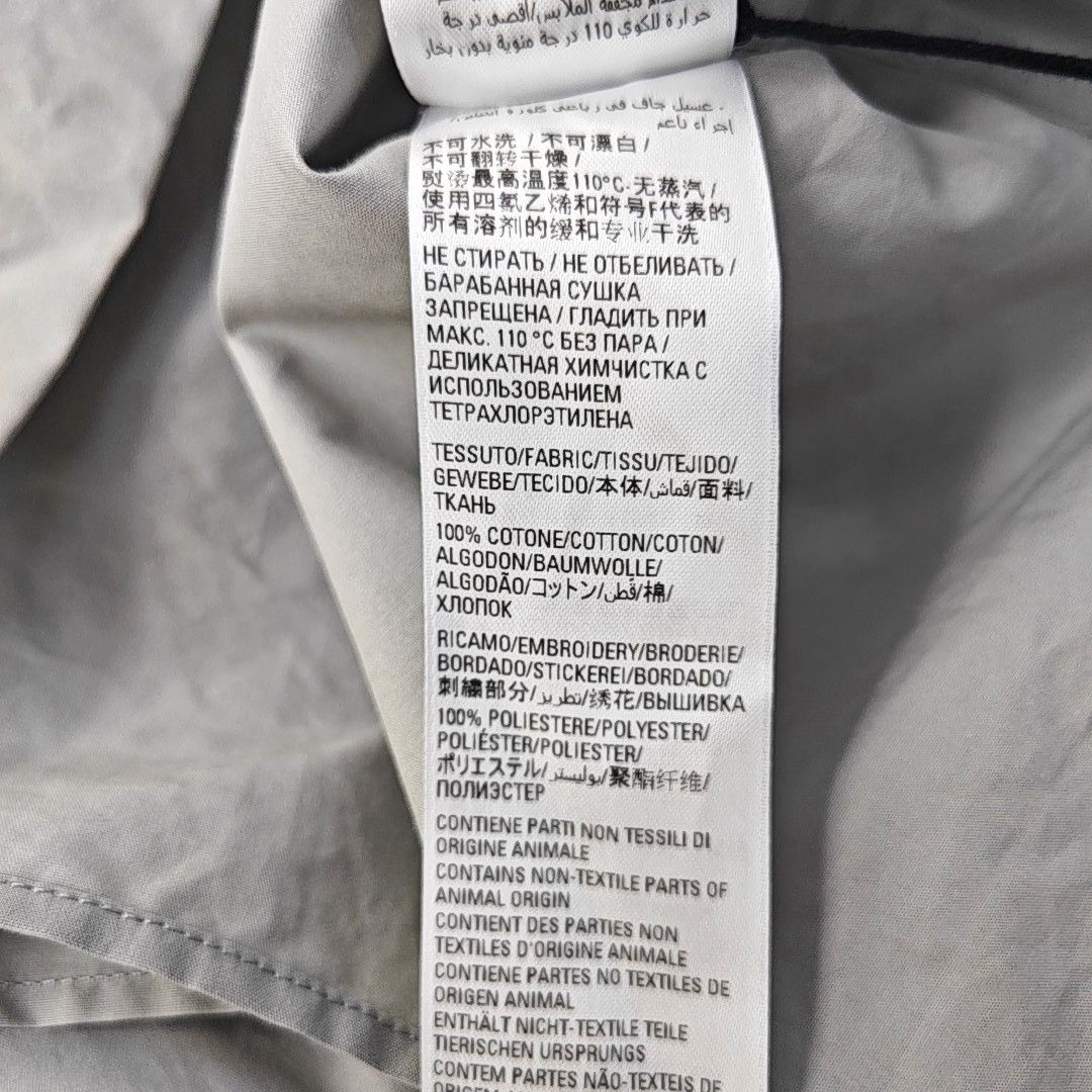 Balenciaga BALENCIAGA Gray Cotton Button Up Shirt Size S Size US S / EU 44-46 / 1 - 3 Thumbnail