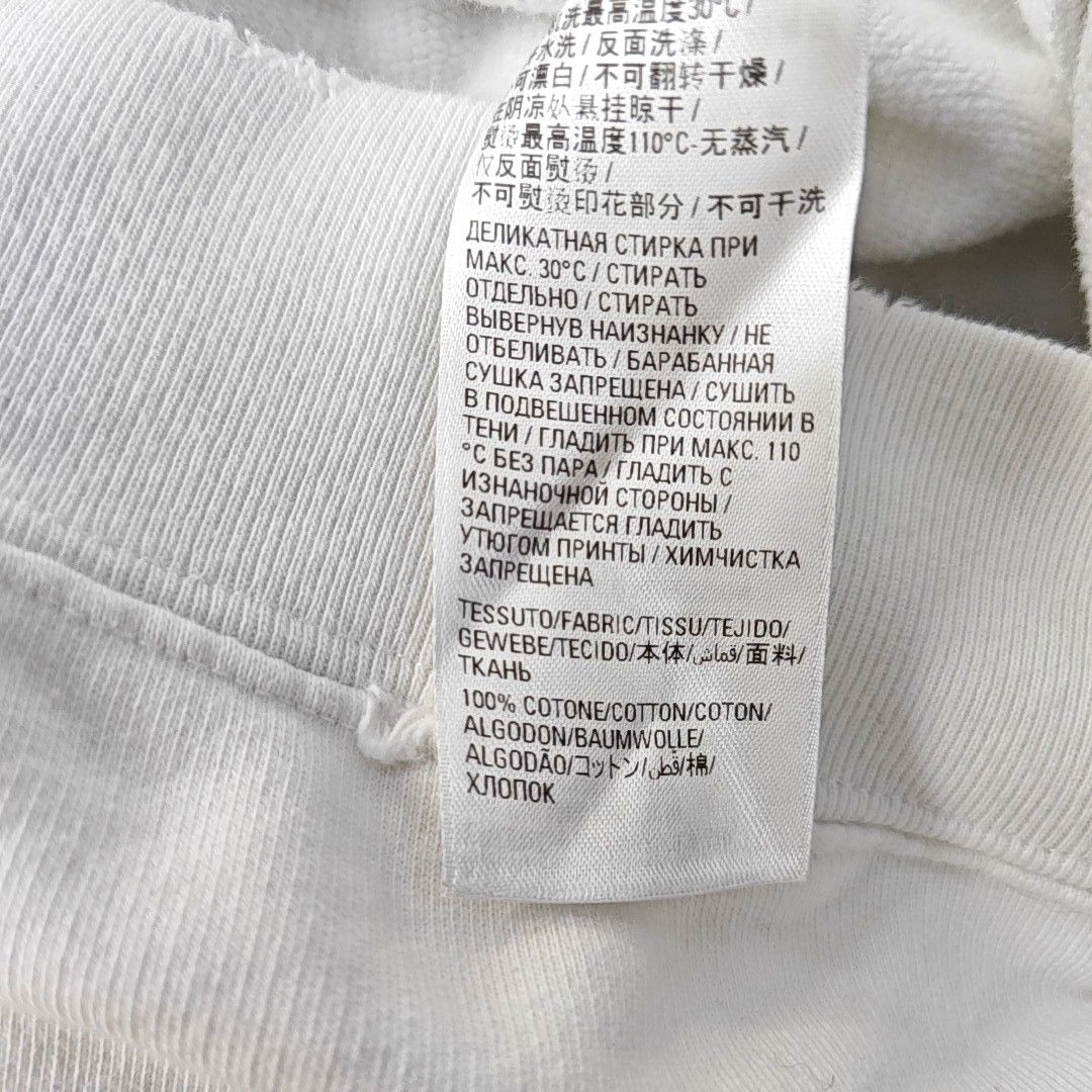 Balenciaga Balenciaga Logo White Hoodie Size M Size M / US 6-8 / IT 42-44 - 3 Thumbnail