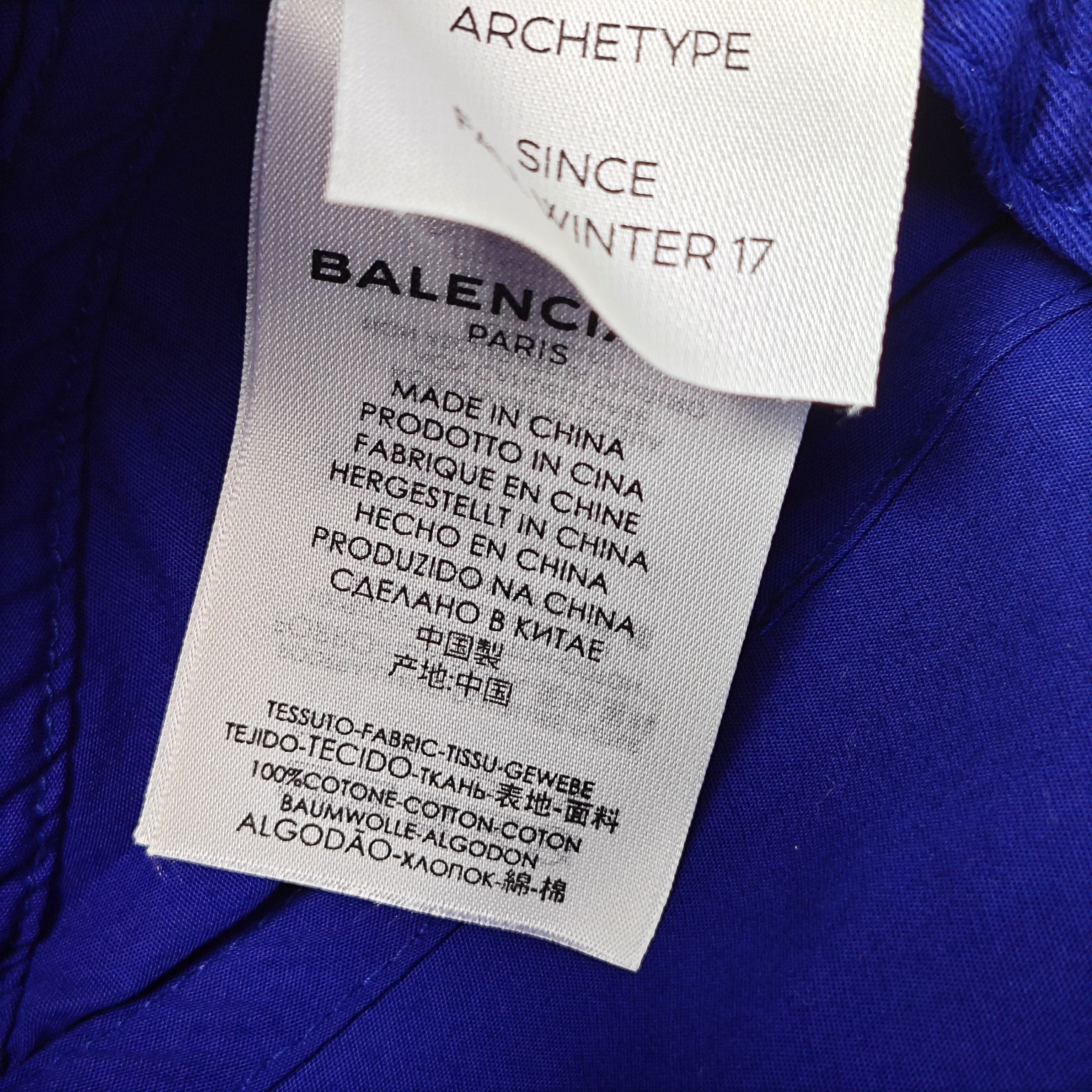 Balenciaga Balenciaga Blue Logo Baseball Cap One Size Size ONE SIZE - 4 Thumbnail