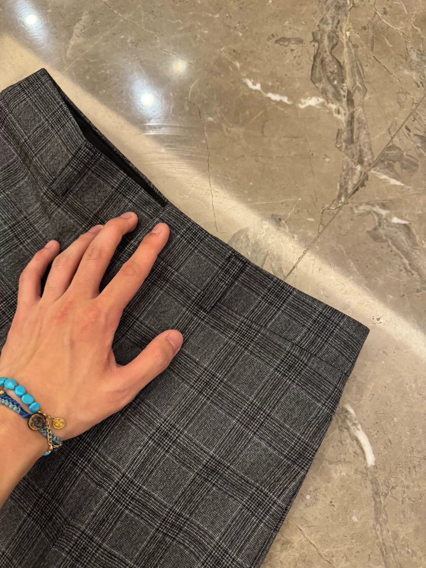 Celine Celine Hedi Slimane Plaid Formal Trousers Size 44 Size 38R - 4 Thumbnail