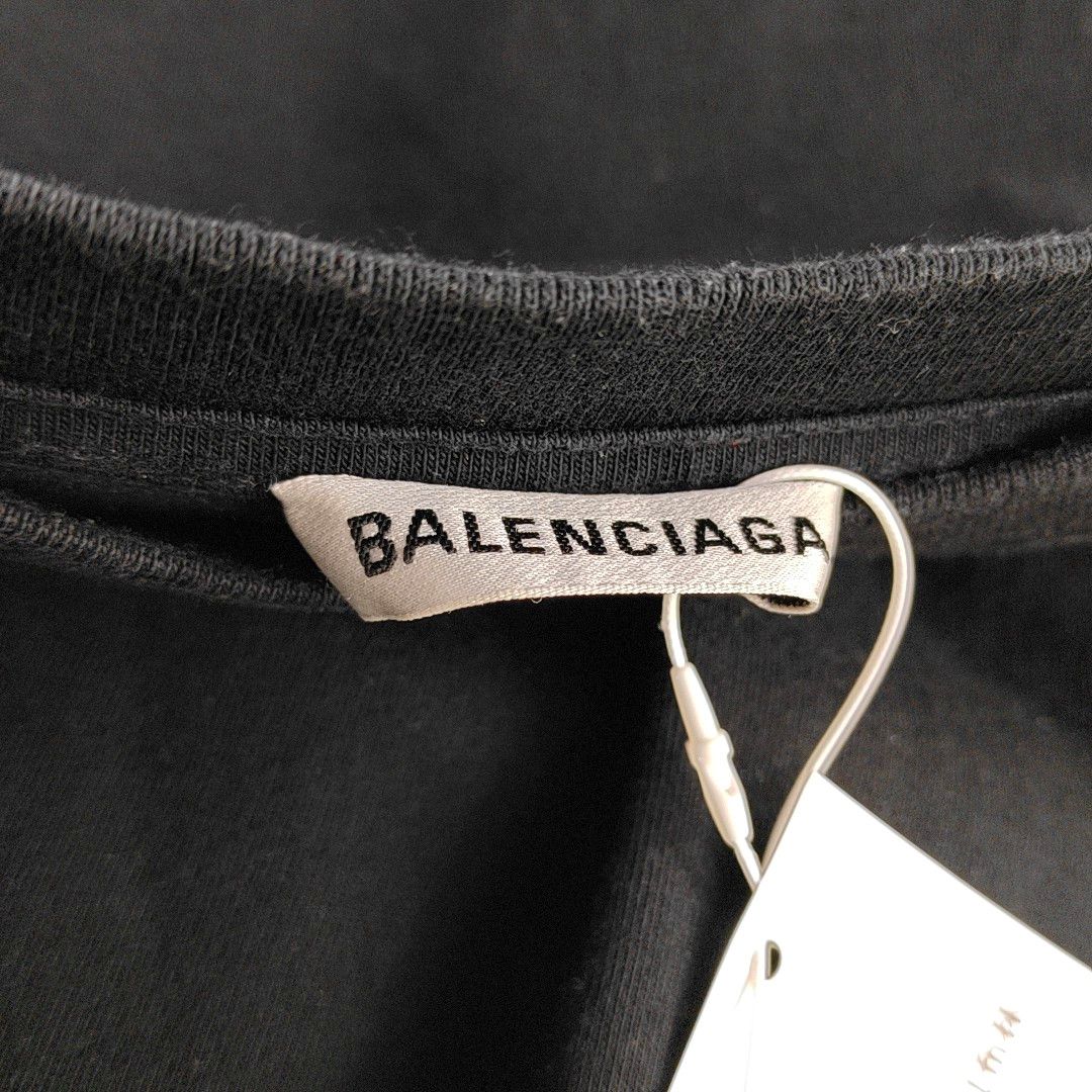 Balenciaga Balenciaga Logo Short Sleeve T-Shirt XS Size US XS / EU 42 / 0 - 6 Thumbnail