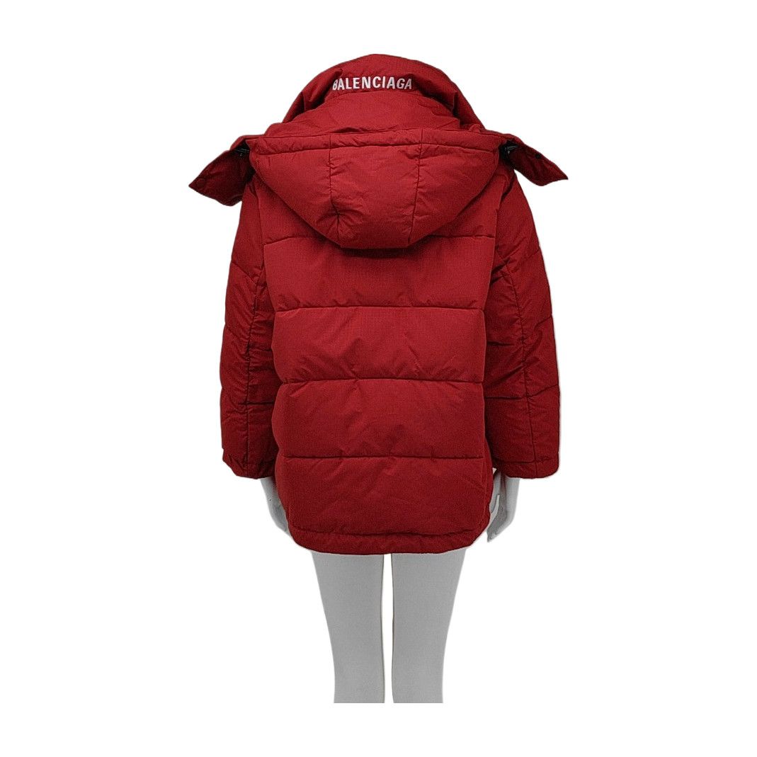 Balenciaga BALENCIAGA Red Puffer Jacket Size 36 Size XS / US 0-2 / IT 36-38 - 2 Thumbnail