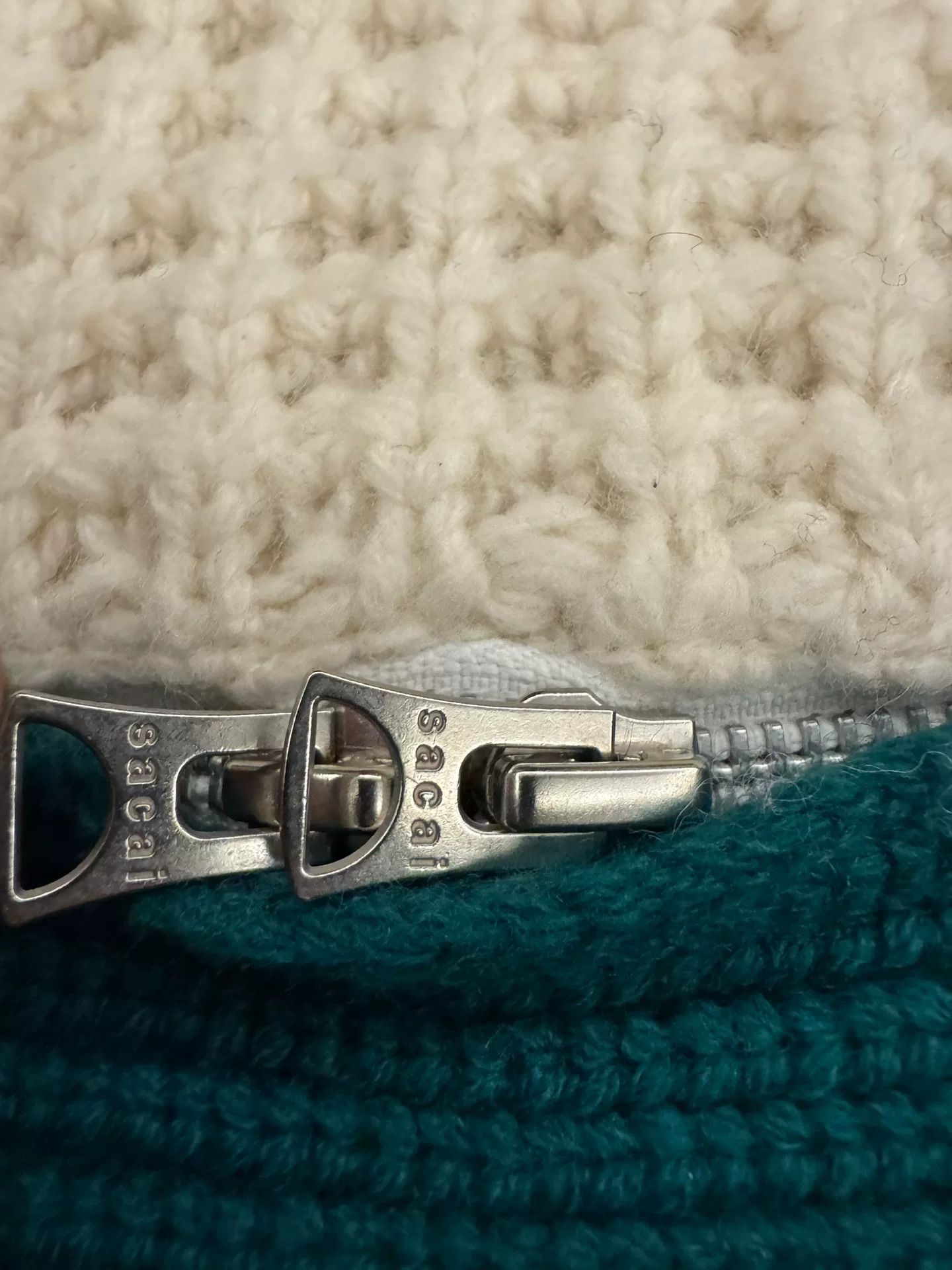 Sacai Sacai Zip Knit Sweater Size 1 Size US S / EU 44-46 / 1 - 4 Thumbnail