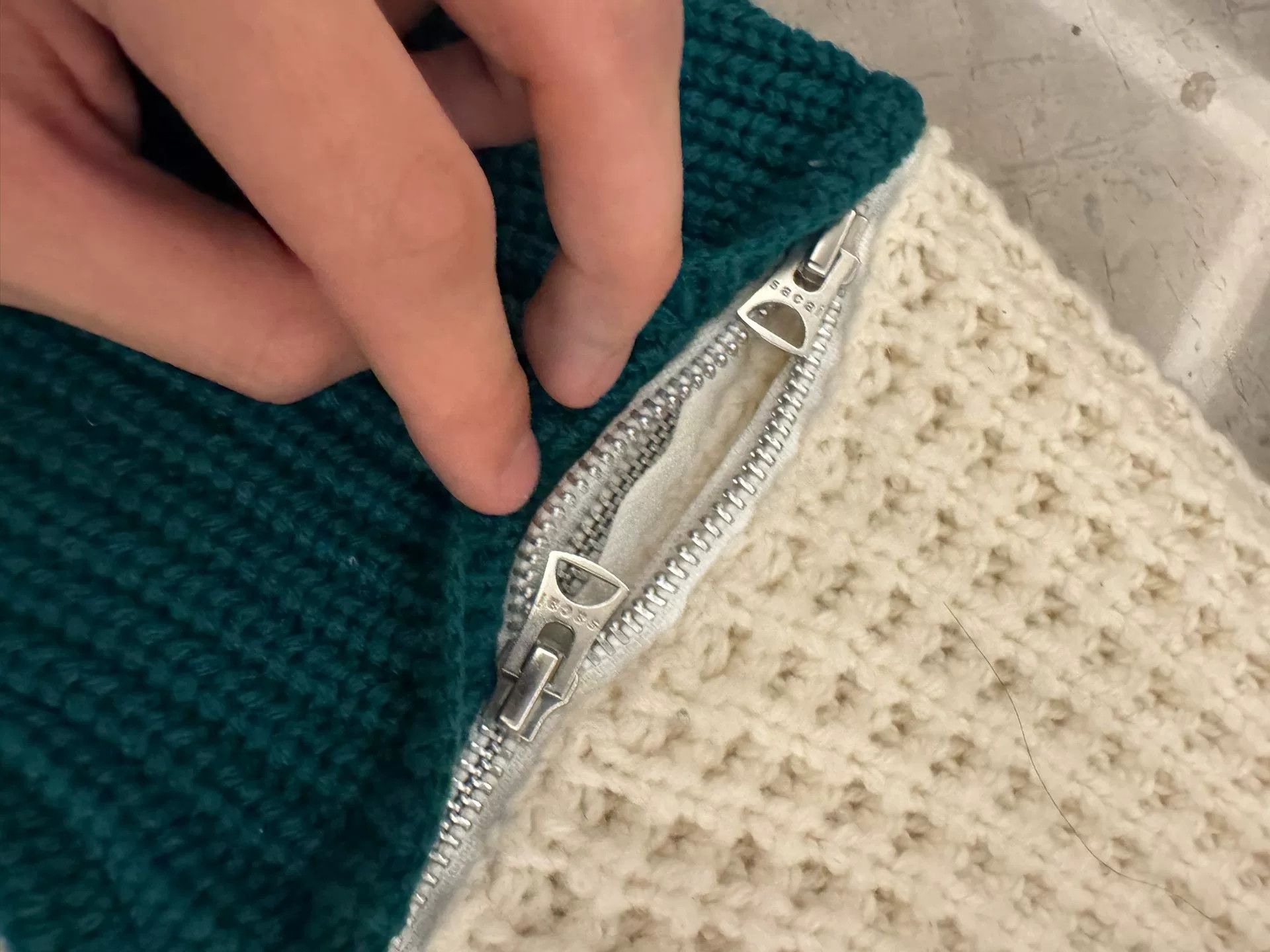 Sacai Sacai Zip Knit Sweater Size 1 Size US S / EU 44-46 / 1 - 7 Thumbnail