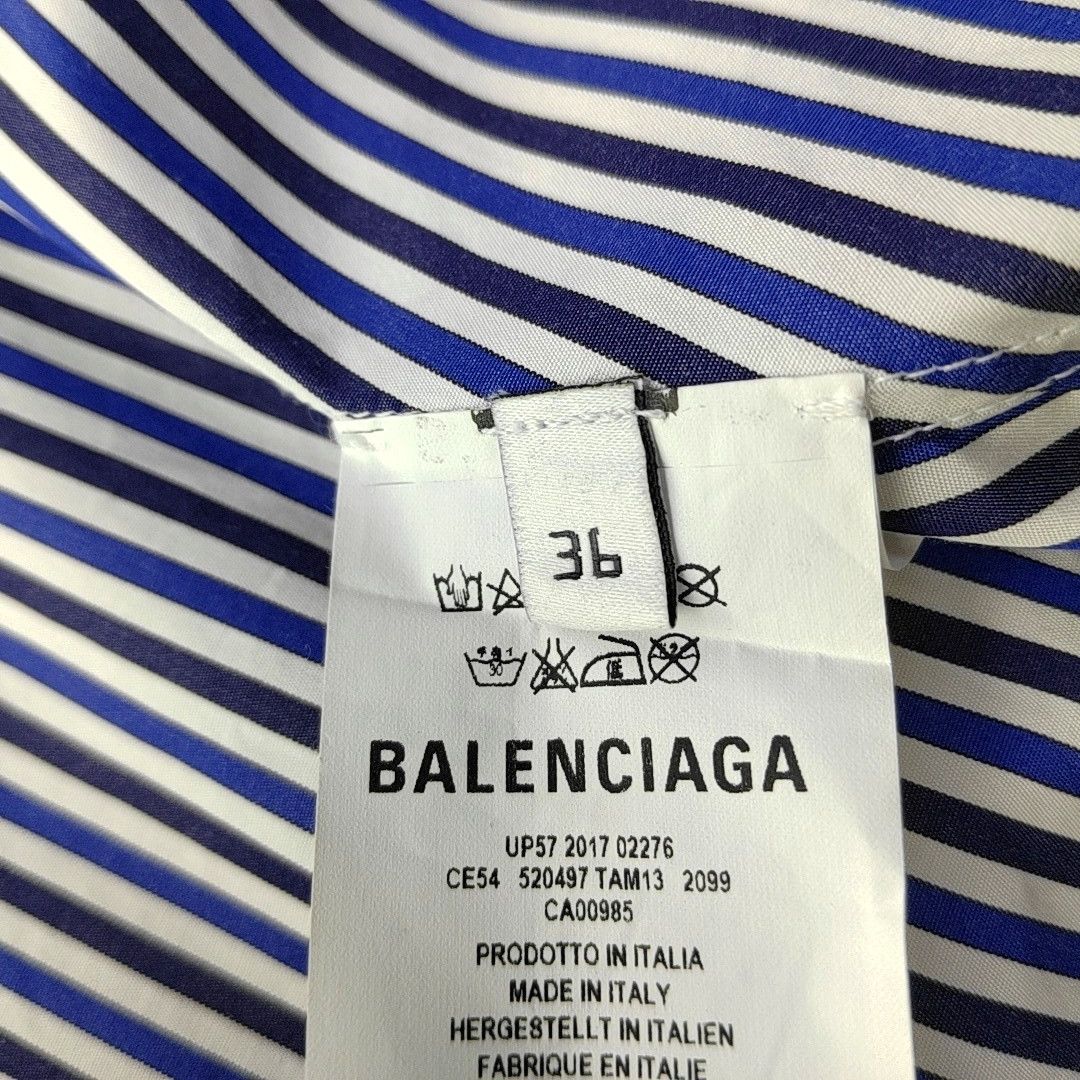 Balenciaga Balenciaga Striped Button Up Shirt Size 36 Size XS / US 0-2 / IT 36-38 - 4 Thumbnail