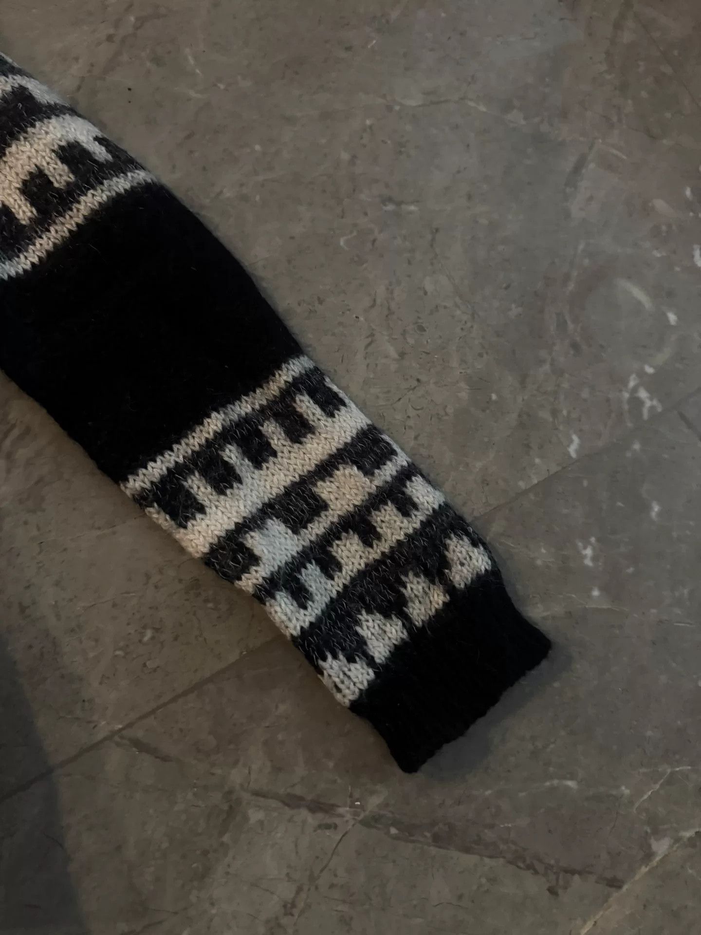 Saint Laurent Paris Saint Laurent Mohair Pattern Sweater Size M Size US M / EU 48-50 / 2 - 4 Thumbnail