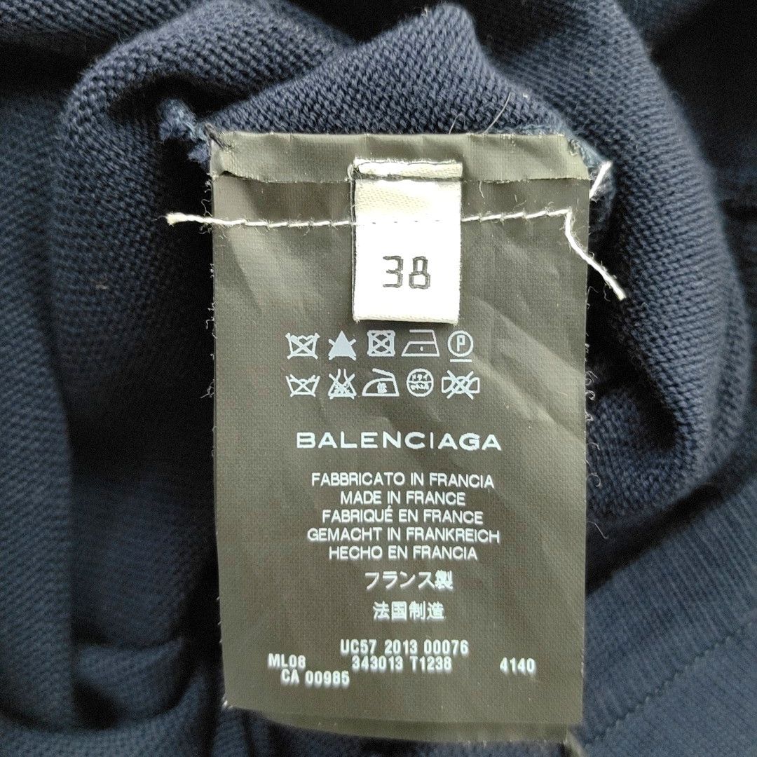 Balenciaga Balenciaga Wool V-Neck Midi Dress Size 38 Size S / US 4 / IT 40 - 4 Thumbnail