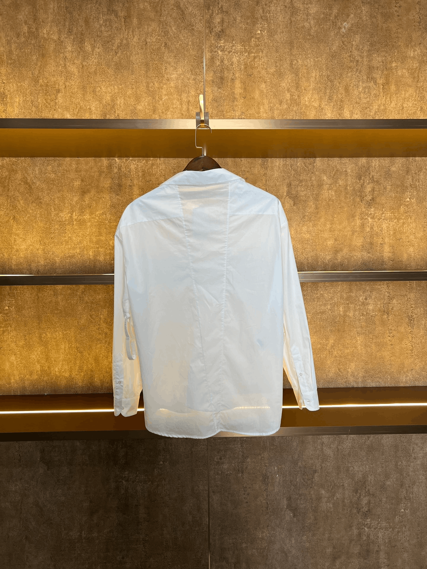 Prada Prada Cotton Triangle Logo Shirt Size XS / US 0-2 / IT 36-38 - 2 Thumbnail