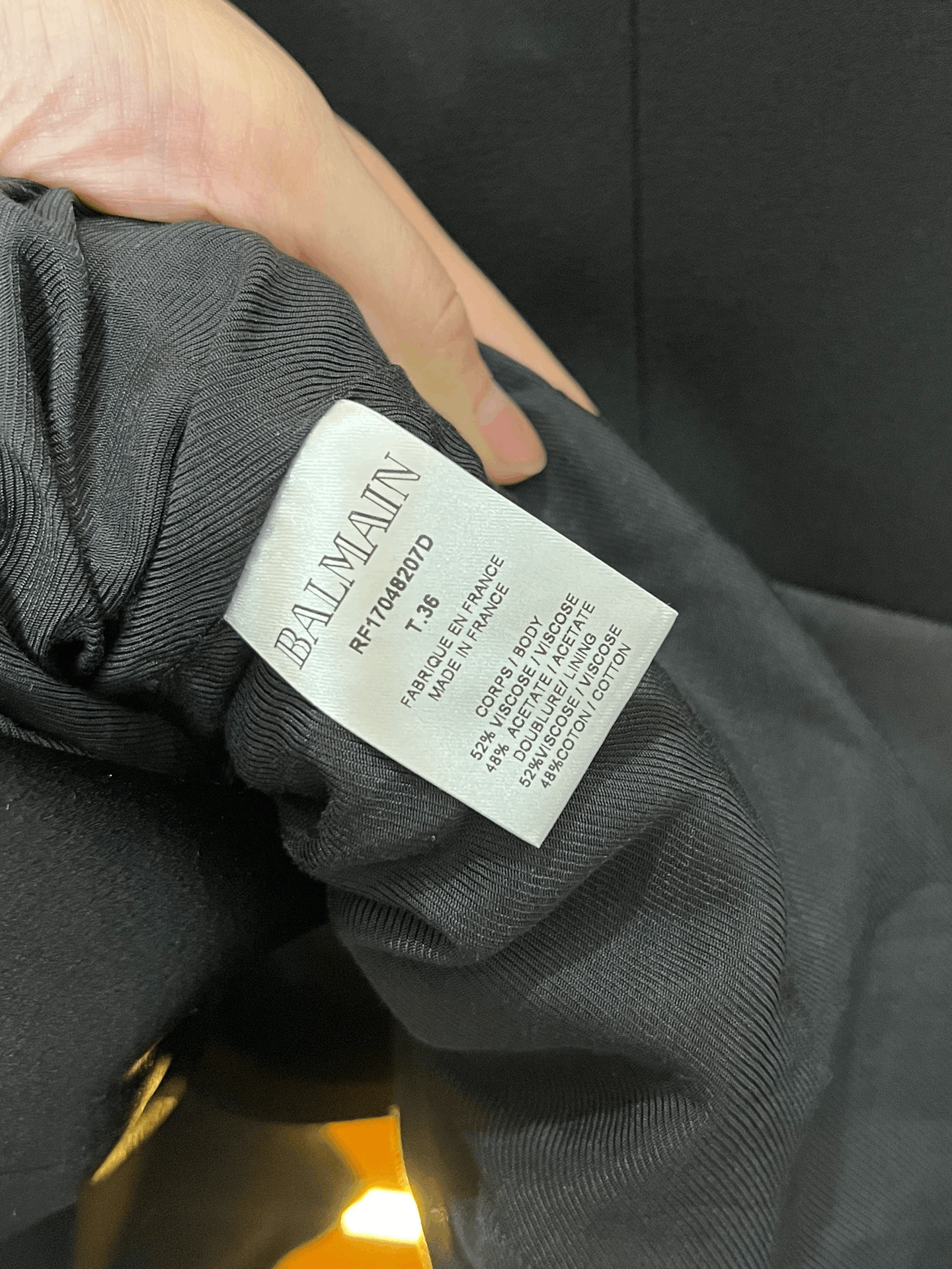 Balmain Balmain Gold Button Coat Size XS / US 0-2 / IT 36-38 - 4 Thumbnail
