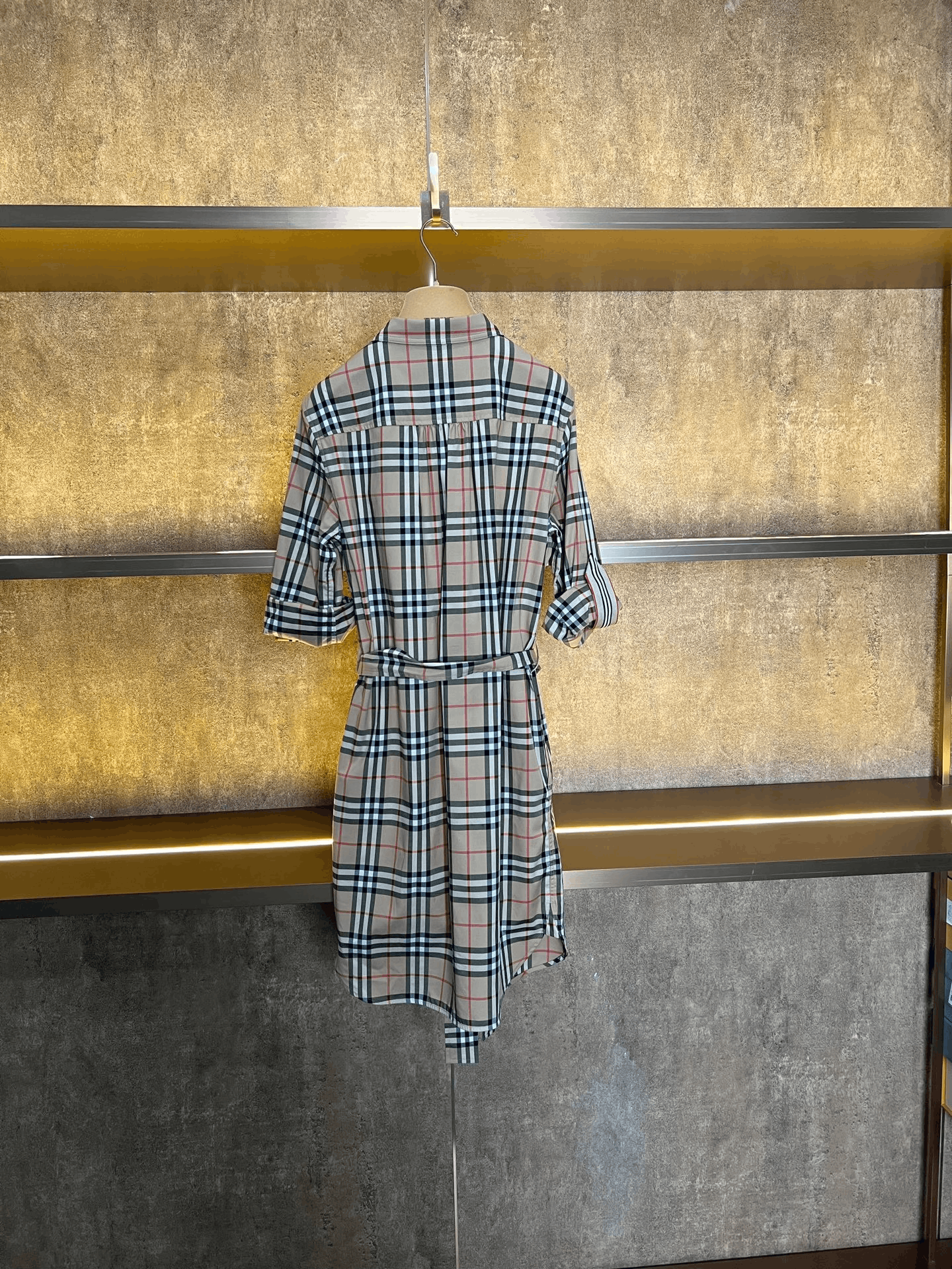 Burberry Burberry Plaid Pattern Dress Size XXS / US 00 / IT 34 - 2 Thumbnail