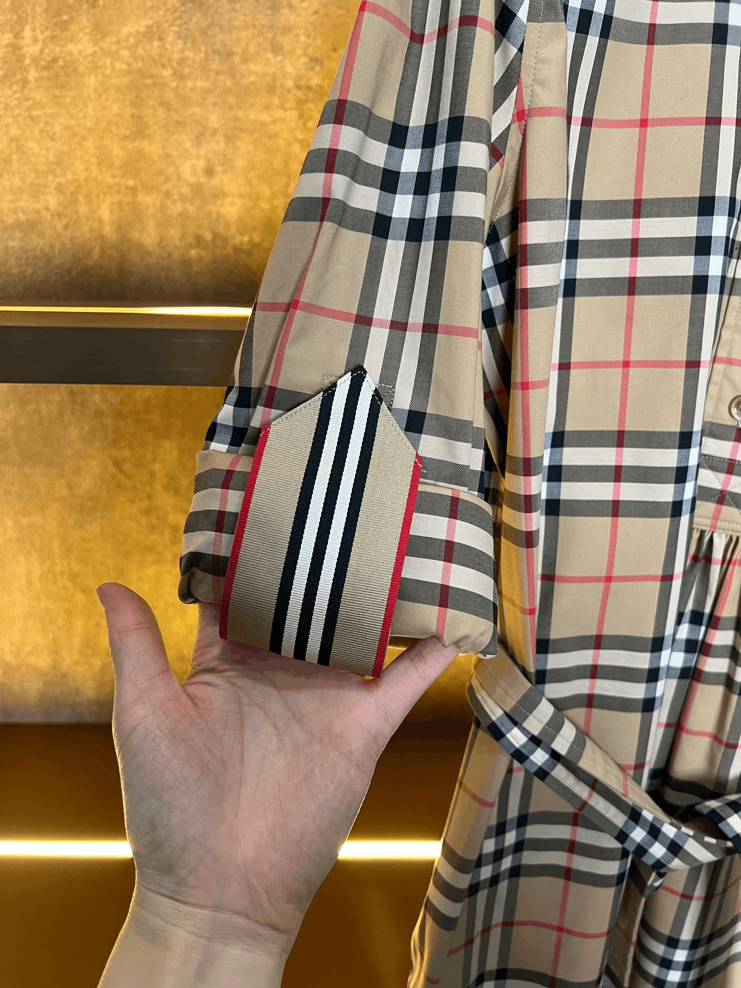 Burberry Burberry Plaid Pattern Dress Size XXS / US 00 / IT 34 - 3 Thumbnail