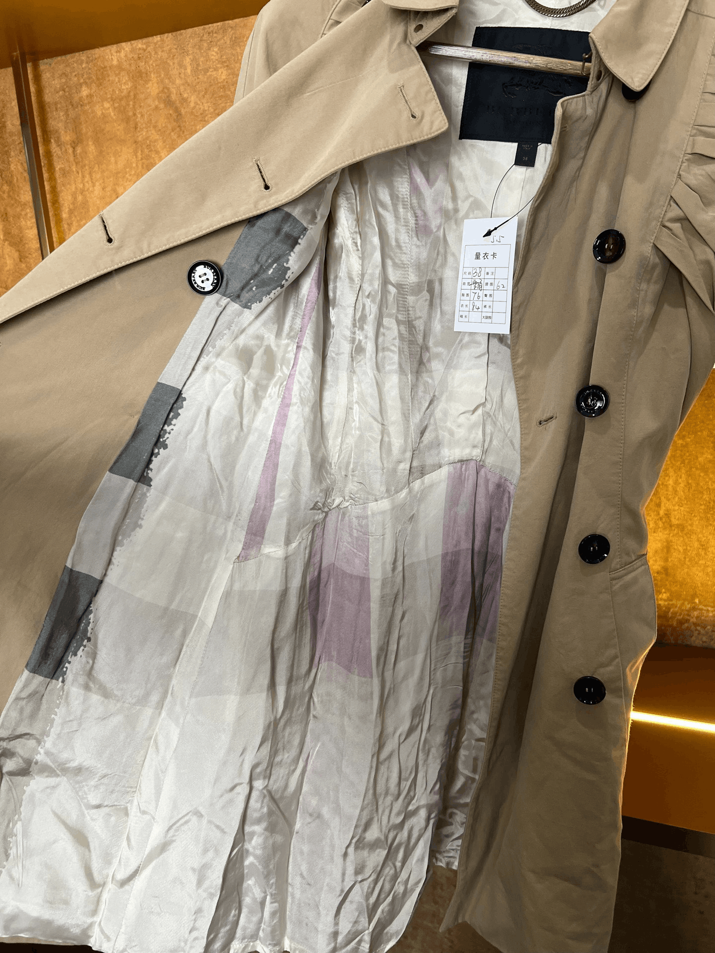 Burberry Burberry Trench Coat Size S / US 4 / IT 40 - 3 Thumbnail